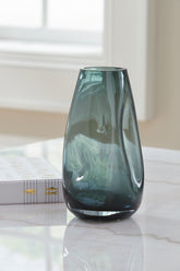 Warmstead Furniture - Ashley Furniture - Beamund Vase - Vase / Teal Blue - A2900010V
