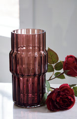 Warmstead Furniture - Ashley Furniture - Dorlow Vase - Vase (2/CS) / Mauve - A2900024