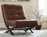 Warmstead Furniture - Ashley Furniture - Sidewinder Accent Chair - Accent Chair / Brown - A3000031