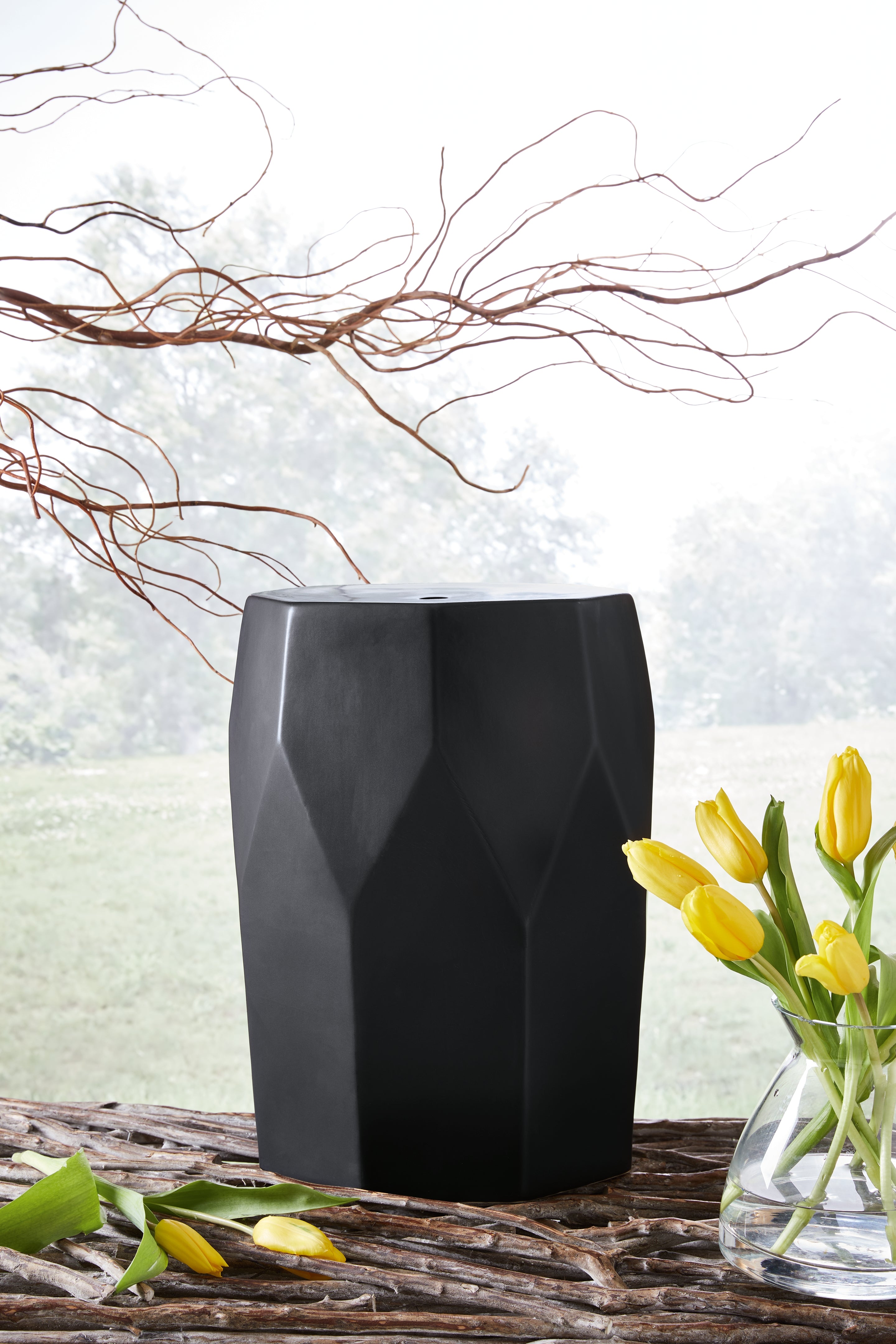 Warmstead Furniture - Ashley Furniture - Rhysworth Stool - Stool / Black - A3000632