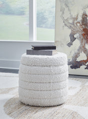 Warmstead Furniture - Ashley Furniture - Duntler Living Room - Storage Ottoman / Ivory - A3000678
