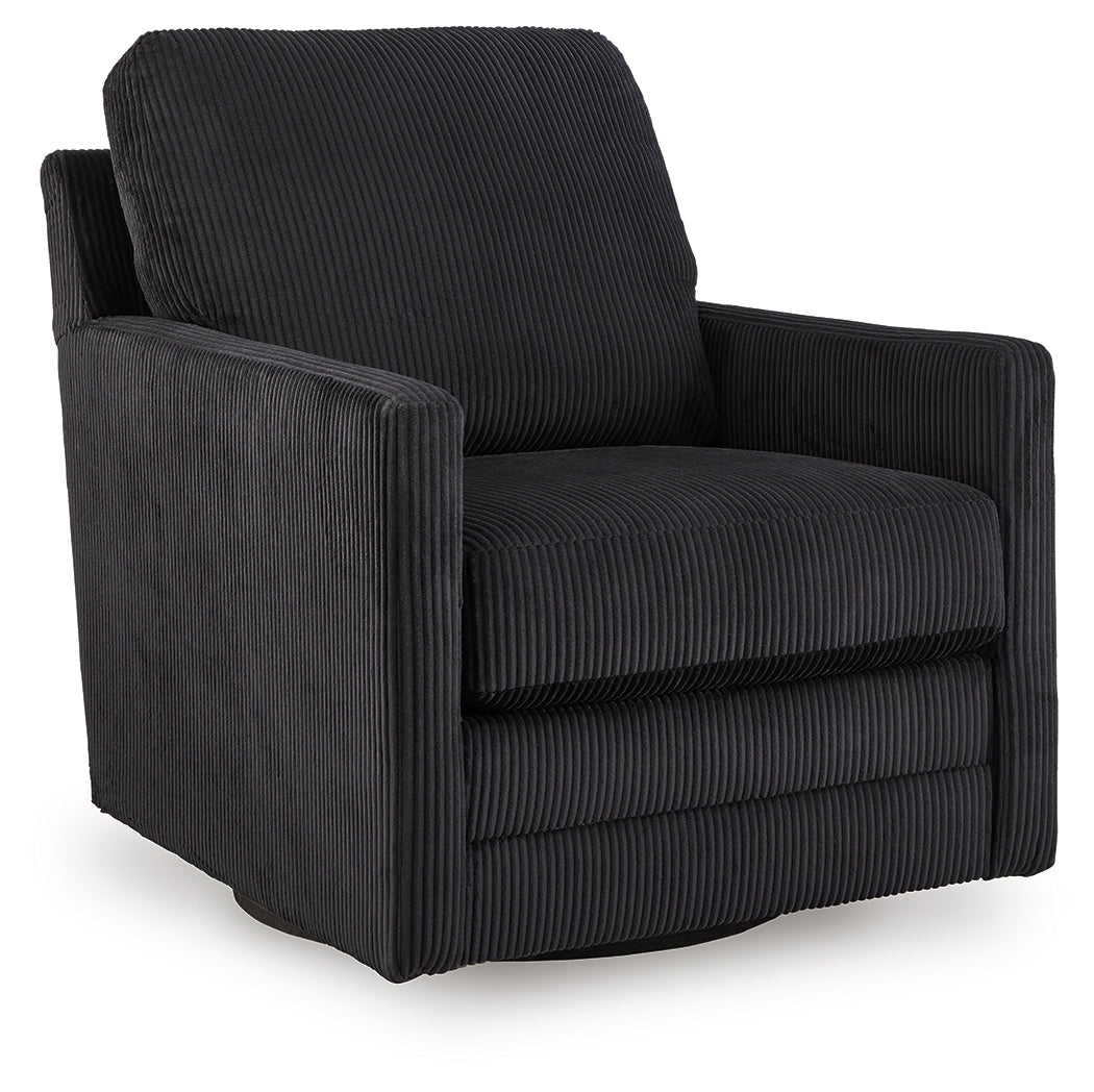 Warmstead Furniture - Ashley Furniture - Icaman Swivel Accent Chair - Swivel Accent Chair / Sand - A3000728