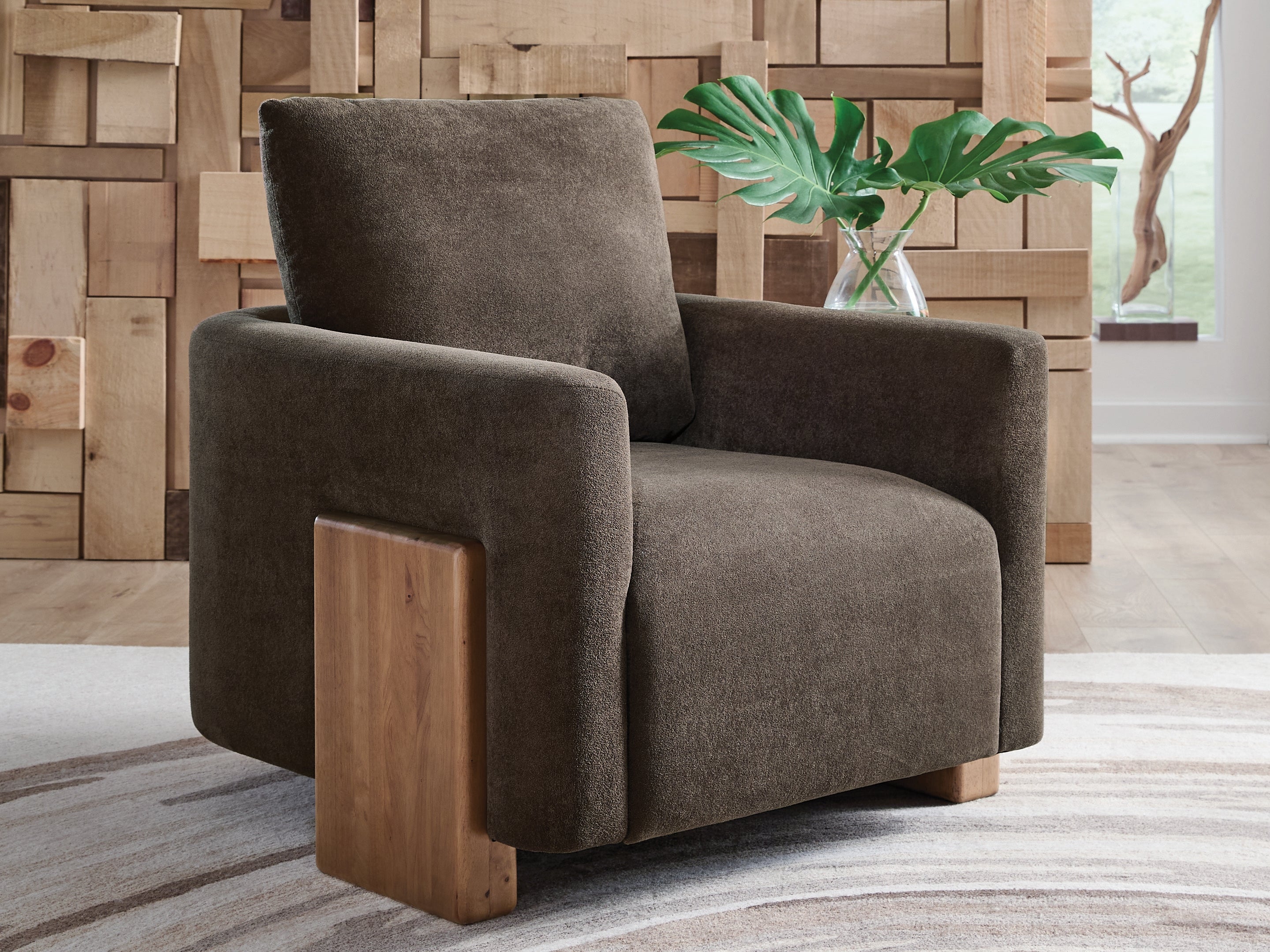 Warmstead Furniture - Ashley Furniture - Dairlett Accent Chair - Accent Chair / Brown - A3000746
