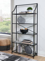 Warmstead Furniture - Ashley Furniture - Dakerwell Bookcase - Bookcase / Antique Black - A4000557