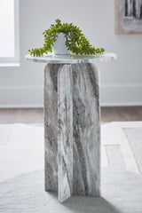 Warmstead Furniture - Ashley Furniture - Keithwell Accent Table - Accent Table / Gray - A4000610