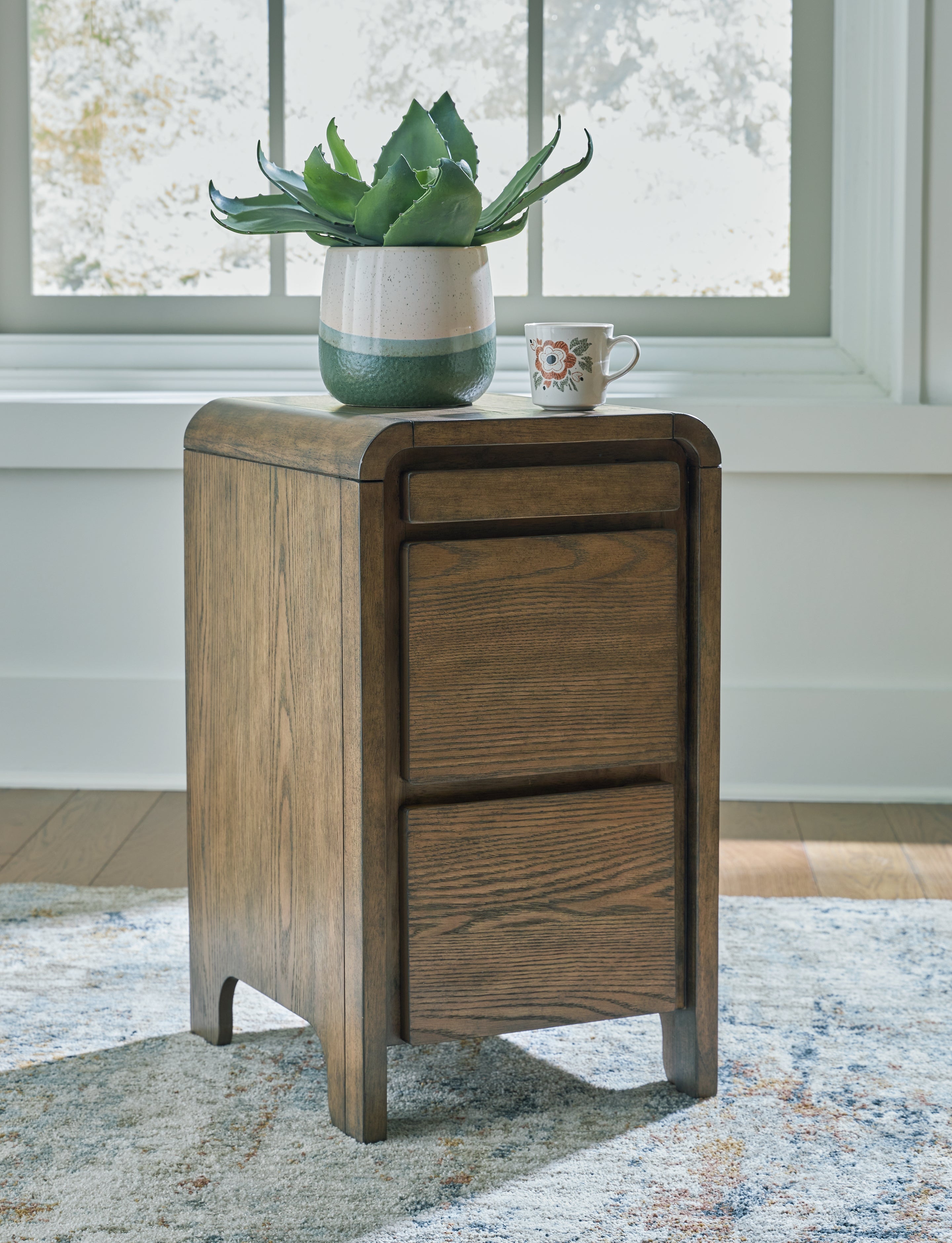 Warmstead Furniture - Ashley Furniture - Jensworth Accent Table - Accent Table / Brown - A4000636