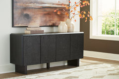 Warmstead Furniture - Ashley Furniture - Farrelmore Accent Cabinet - Accent Cabinet / Black - A4000659
