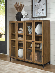 Warmstead Furniture - Ashley Furniture - Wrenridge Accent Cabinet - Accent Cabinet / Gray Brown - A4000706