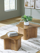 Warmstead Furniture - Ashley Furniture - Abeford Accent Coffee Table (Set of 2) - Accent Cocktail TBL Set (Set of 2) / Brown - A4000711
