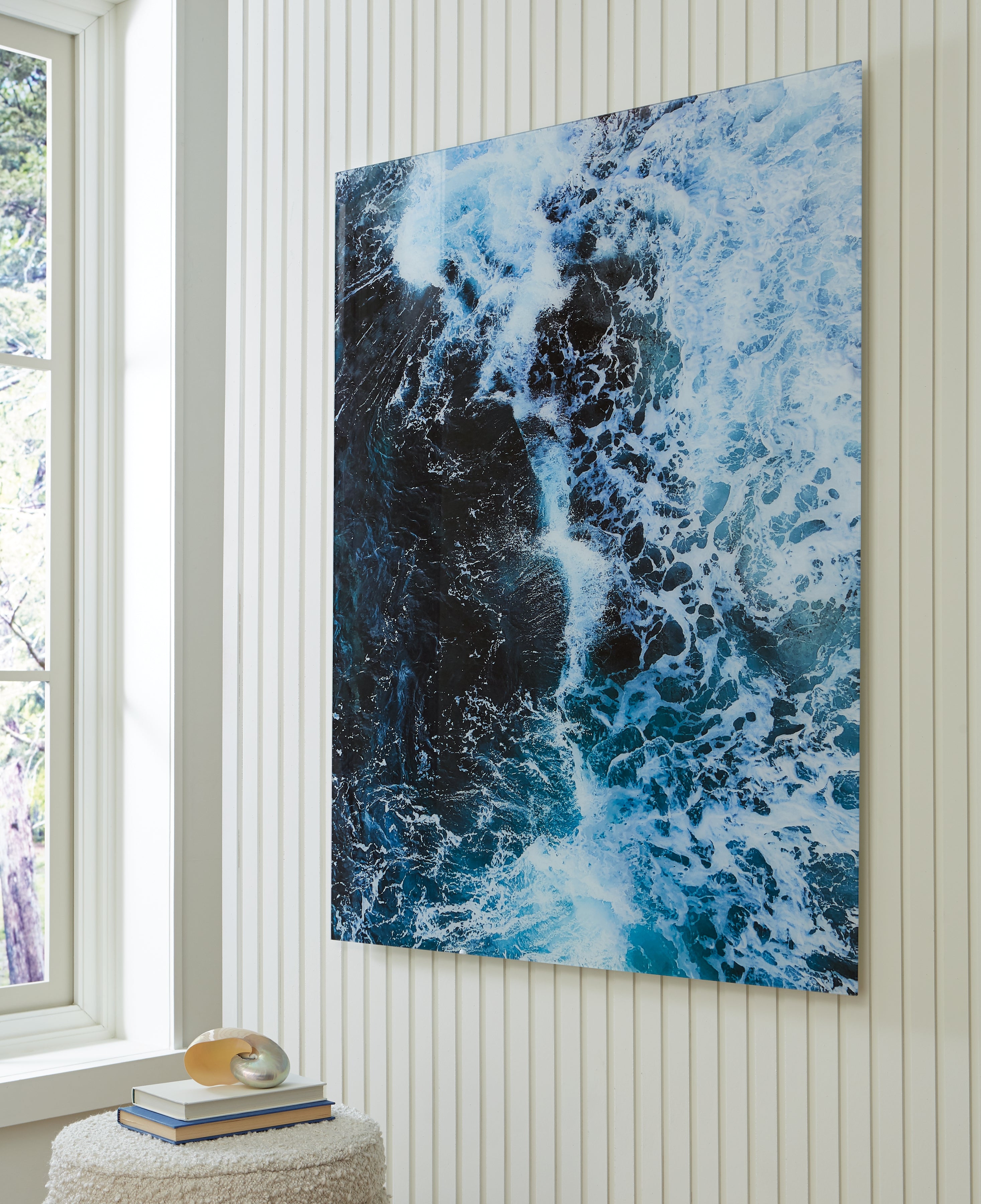 Warmstead Furniture - Ashley Furniture - Clemick Wall Decor - Wall Art / Turquoise - A8000422