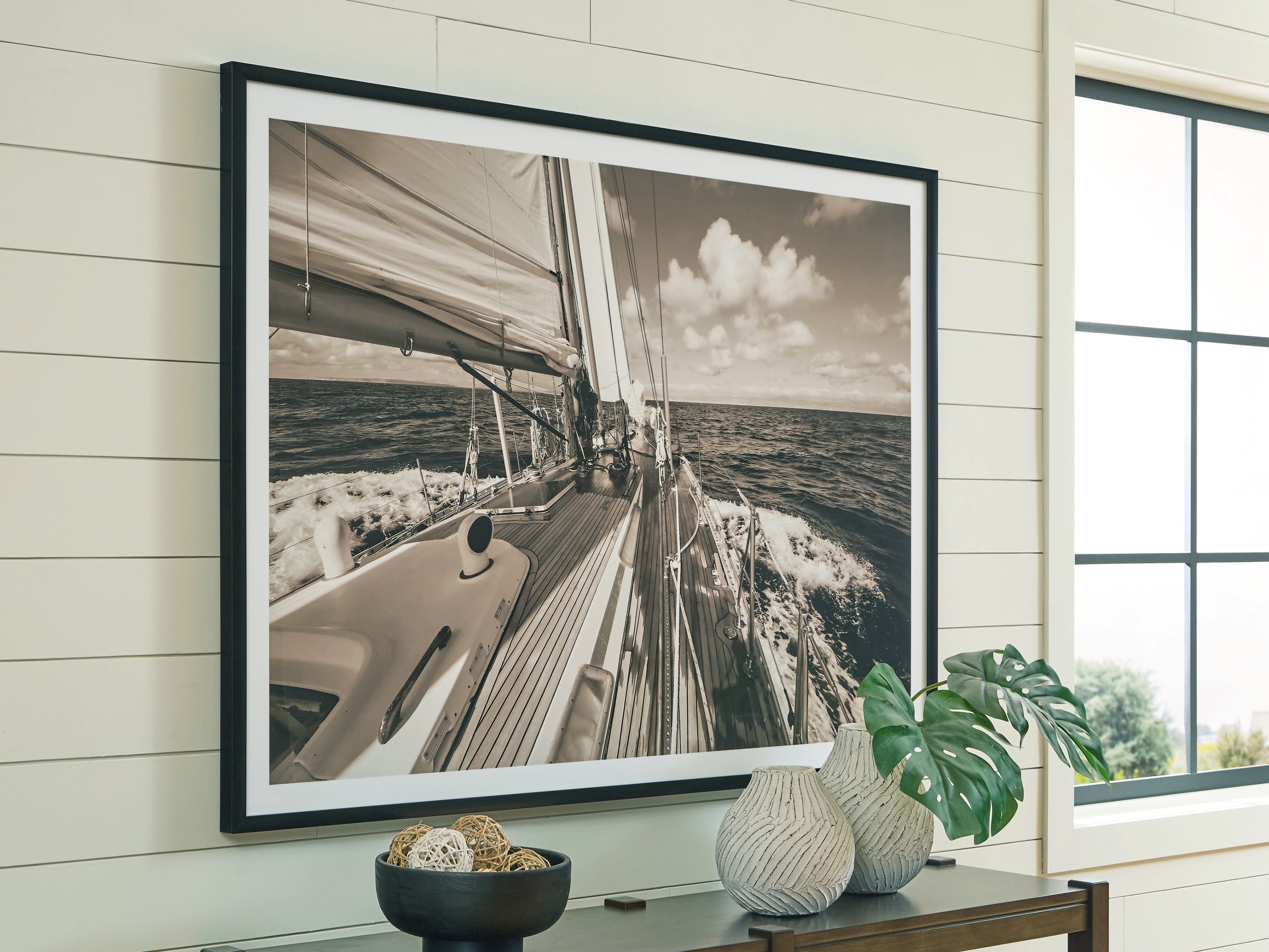 Warmstead Furniture - Ashley Furniture - Arlanford Wall Decor - Wall Art / Sepia - A8000505