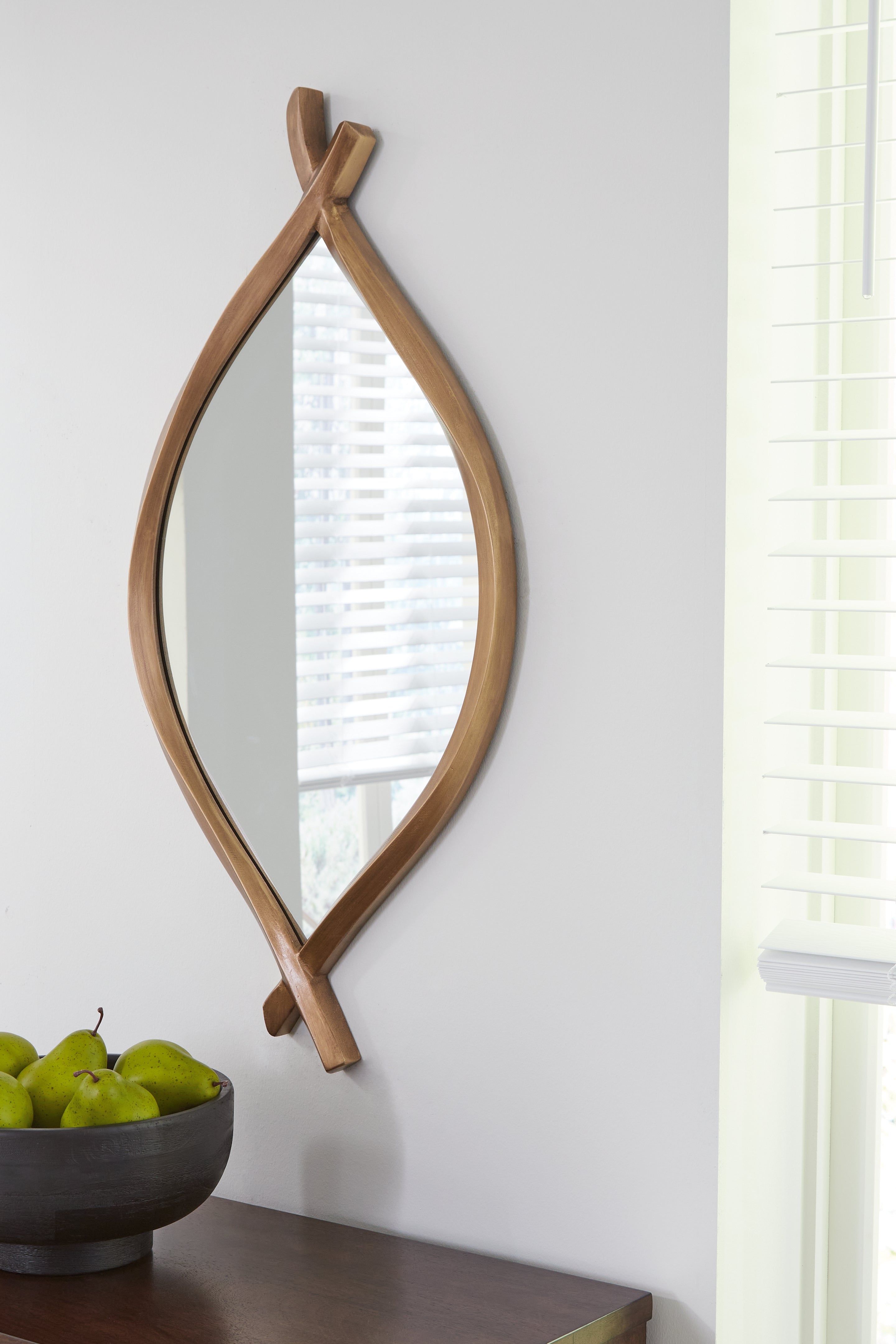 Warmstead Furniture - Ashley Furniture - Bartner Mirror - Accent Mirror / Antique Gold Finish - A8010340