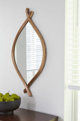Warmstead Furniture - Ashley Furniture - Bartner Mirror - Accent Mirror / Antique Gold Finish - A8010340