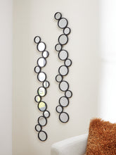 Warmstead Furniture - Ashley Furniture - Vinler Mirror - Accent Mirror Set (Set of 2) / Black - A8010353