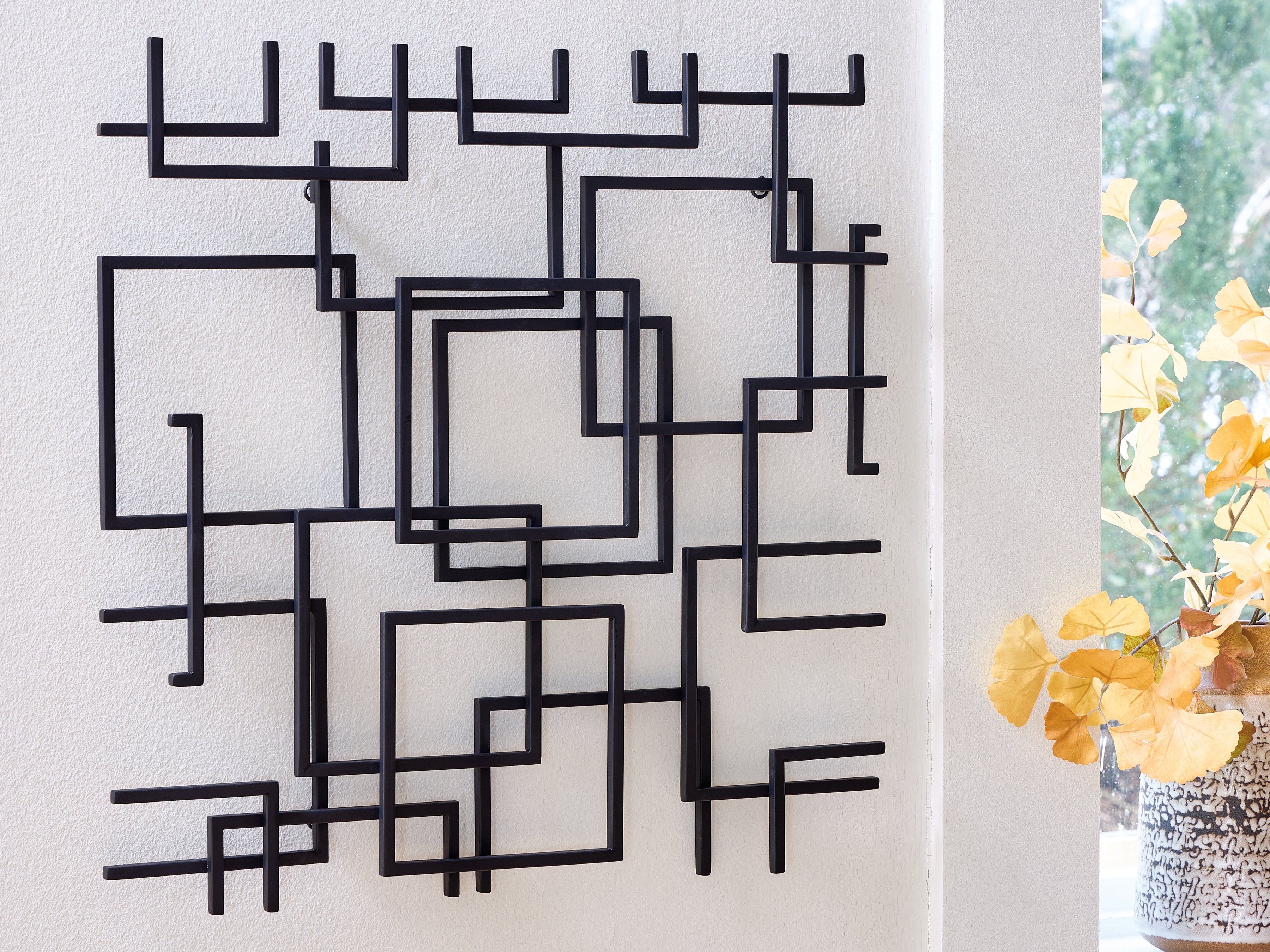 Warmstead Furniture - Ashley Furniture - Aadanton Wall Decor - Wall Decor / Black - A8010400