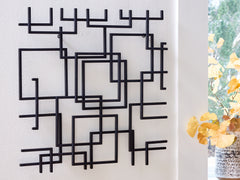 Warmstead Furniture - Ashley Furniture - Aadanton Wall Decor - Wall Decor / Black - A8010400