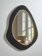 Warmstead Furniture - Ashley Furniture - Kierlock Mirror - Accent Mirror / Black/Gold Finish - A8010414
