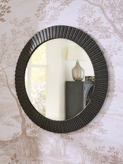 Warmstead Furniture - Ashley Furniture - Ozias Mirror - Accent Mirror / Black - A8010417