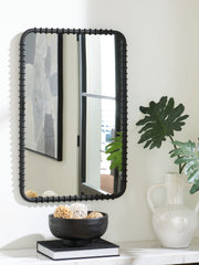 Warmstead Furniture - Ashley Furniture - Judlow Mirror - Accent Mirror / Black - A8010419