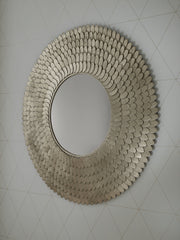 Warmstead Furniture - Ashley Furniture - Wrightmund Mirror - Accent Mirror / Champagne Finish - A8010422