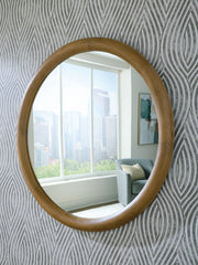 Warmstead Furniture - Ashley Furniture - Yadiel Mirror - Accent Mirror / Brown - A8010426