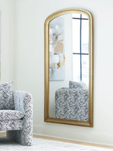 Warmstead Furniture - Ashley Furniture - Fintan Mirror - Floor Mirror / Gold Finish - A8010436