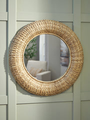 Warmstead Furniture - Ashley Furniture - Briggsburg Mirror - Accent Mirror / Natural - A8010437