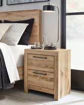 Warmstead Furniture - Ashley Furniture - Hyanna Bedroom - Full Panel Storage Bed / Tan Brown - B1050B38