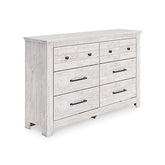 Warmstead Furniture - Ashley Furniture - Makidern Bedroom - Six Drawer Dresser - PCB1171-31