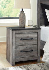 Warmstead Furniture - Ashley Furniture - Bronyan Bedroom - King Panel Bed / Dark Gray - B1290B4