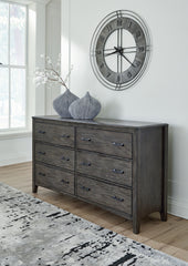 Warmstead Furniture - Ashley Furniture - Montillan Bedroom - Two Drawer Night Stand / Grayish Brown - B651-92