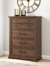 Warmstead Furniture - Ashley Furniture - Taffenbrook Bedroom - California King Panel Storage Bed / Medium Brown - B849B5