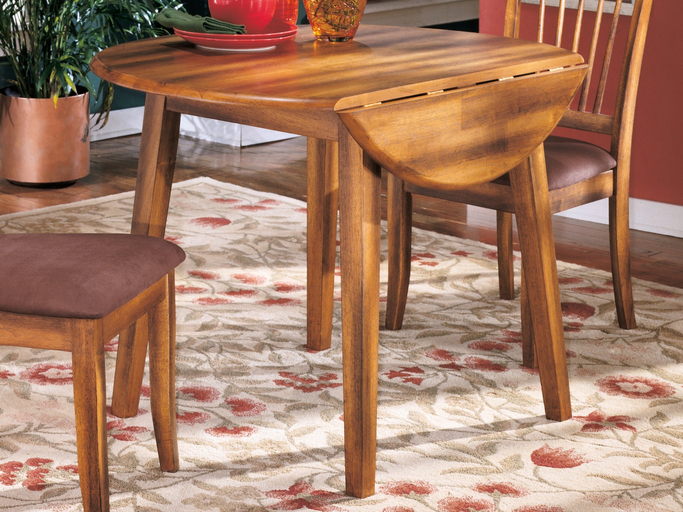 Warmstead Furniture - Ashley Furniture - Berringer Dining Room - Dining Chair (Set of 2) / Rustic Brown - D199-01X2