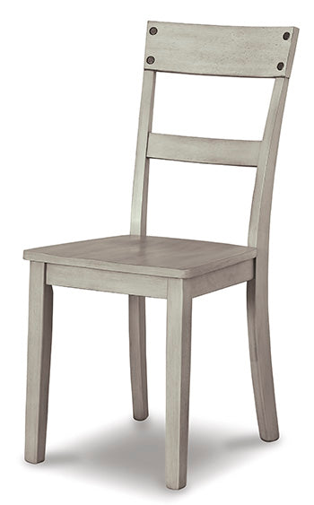 Warmstead Furniture - Ashley Furniture - Loratti Dining Room - Dining Chair (Set of 2) / Gray - D261-01X2