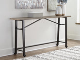 Warmstead Furniture - Ashley Furniture - Lesterton Dining Room - Long Counter Table / Light Brown/Black - D334-52