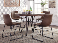 Warmstead Furniture - Ashley Furniture - Centiar Dining Room - Dining Chair (Set of 2) / Brown/Black - D372-01X2