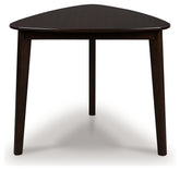 Warmstead Furniture - Ashley Furniture - Mallenette Dining Table - Triangle Dining Room Table / Merlot - PCD607-16