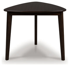 Warmstead Furniture - Ashley Furniture - Mallenette Dining Table - Triangle Dining Room Table / Merlot - PCD607-16