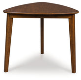 Warmstead Furniture - Ashley Furniture - Tameride Dining Table - Triangle Dining Room Table / Brown - PCD609-16
