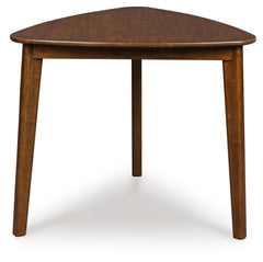 Warmstead Furniture - Ashley Furniture - Tameride Dining Table - Triangle Dining Room Table / Brown - PCD609-16