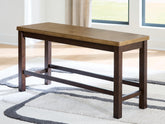 Warmstead Furniture - Ashley Furniture - Rylandeen Dining Room - Double Counter Bench (1/CN) - PCD651-09