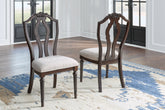 Warmstead Furniture - Ashley Furniture - Lavinton Dining Room - Dining Chair (Set of 2) / Tan/Brown - D764-01X2
