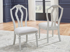 Warmstead Furniture - Ashley Furniture - Montelaine Dining Room - Dining Chair (Set of 2) / Antique White - D795-01X2