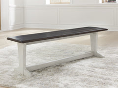 Warmstead Furniture - Ashley Furniture - Darborn Dining Room - Dining Table / Gray/Brown / 40"W x 78"D x 30"H - D796D3