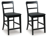 Warmstead Furniture - Ashley Furniture - Greddinton Counter Height Barstool (Set of 2) - Counter Height Barstool (Set of 2) / Multi - PCD824-124X2