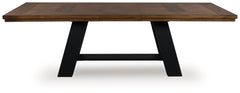 Warmstead Furniture - Ashley Furniture - Greddinton Dining Extension Table - Dining Extension Table / Brown/Black - PCD824D11