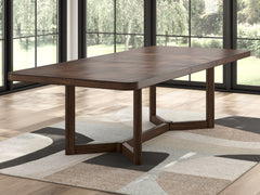 Warmstead Furniture - Ashley Furniture - Dilenno Dining Extension Table - RECT Dining Room EXT Table / Dark Brown - PCD857-35