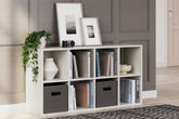 Warmstead Furniture - Ashley Furniture - Aprilyn Eight Cube Organizer - Eight Cube Organizer / White - EA1024-4X2