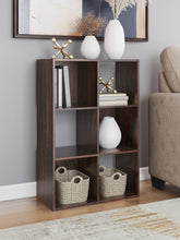 Warmstead Furniture - Ashley Furniture - Glosmount Six Cube Organizer - Six Cube Organizer / Cherry/Light Brown - EA1055-3X2