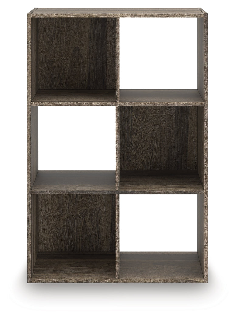 Warmstead Furniture - Ashley Furniture - Shallifer Six Cube Organizer - Six Cube Organizer / Brown - EA1104-3X2